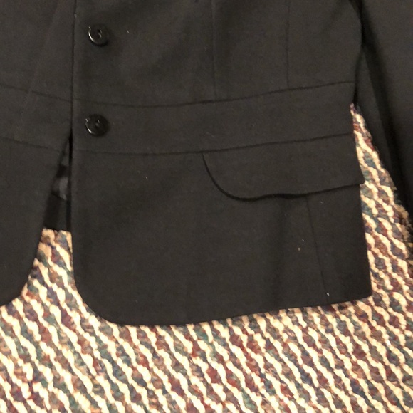 🌺 Talbots Black Fitted Short Jacket Sz 10P - Picture 5 of 7